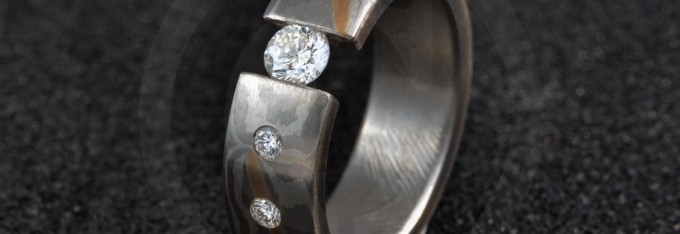 bague mokume gane
