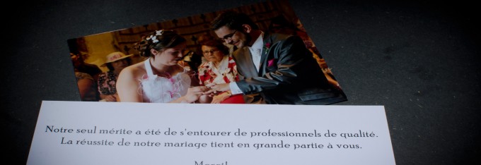 faire-part de mariage