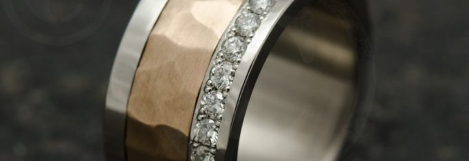 bagues-fiancailles-acier-diamant-or-rose
