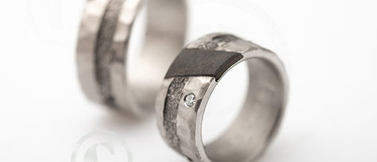 alliances mariage palladium bois